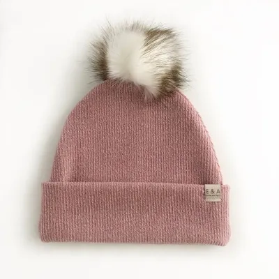 Blush Pom Toque