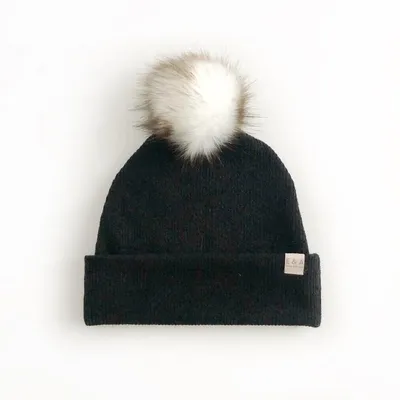 Black Pom Toque