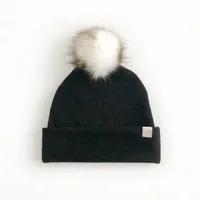 Black Pom Toque