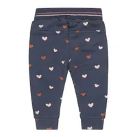 sweatpants dark blue hearts