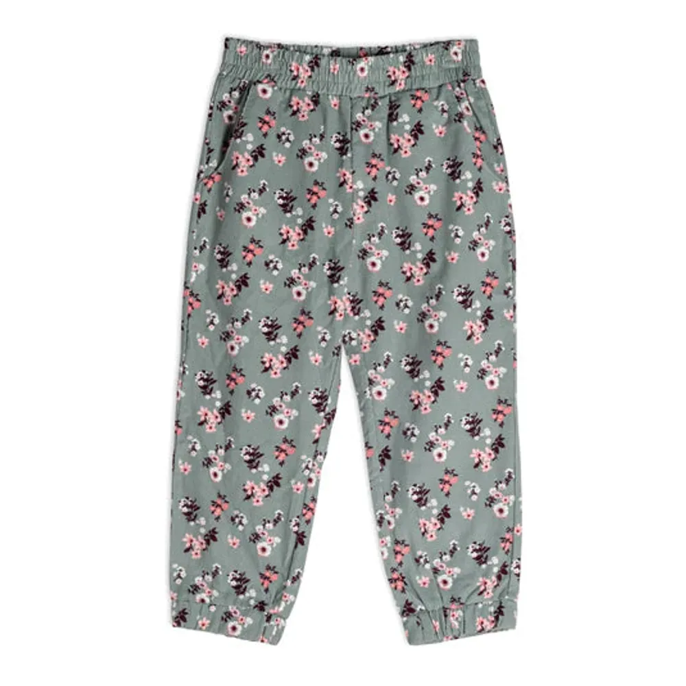 Printed Flowers Corduroy Pant