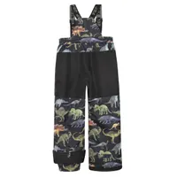 Printed Dinosaurs Two Piece Snowsuit Black