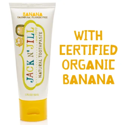 Banana Jack N' Jill Natural Toothpaste 50g