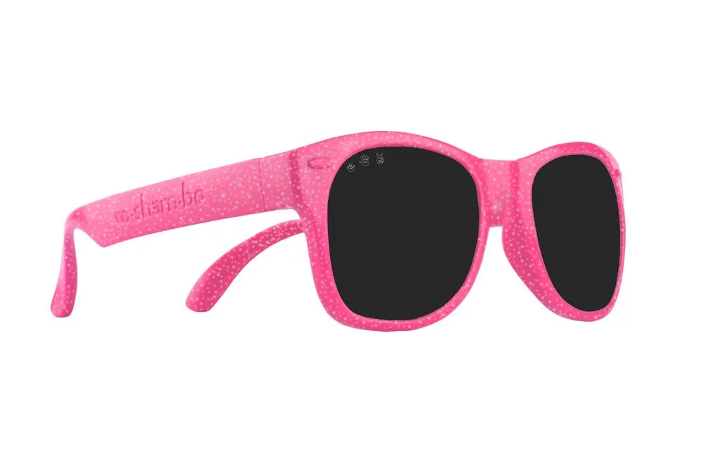 KELLY KAPOWSKI PINK *GLITTER* SUNGLASSES