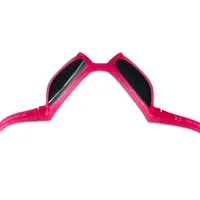 KELLY KAPOWSKI PINK *GLITTER* SUNGLASSES