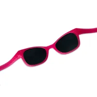 KELLY KAPOWSKI PINK *GLITTER* SUNGLASSES