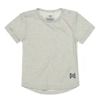 T-shirt light green striped