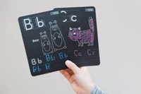 Chalkboard Alphabet 5"x7" Flash Cards