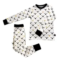 Monochrome Buck Kids Pajama Set