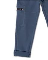 Long navy blue cargo pant