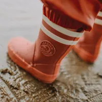 BROWN WATERPROOF RAIN BOOTS