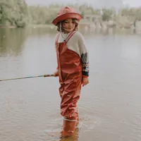 BROWN WATERPROOF RAIN BOOTS