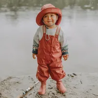 BROWN WATERPROOF RAIN BOOTS