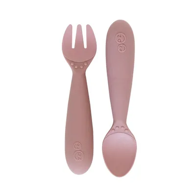 EZPZ Mini Utensils (Fork + Spoon) (Multiple Colours)