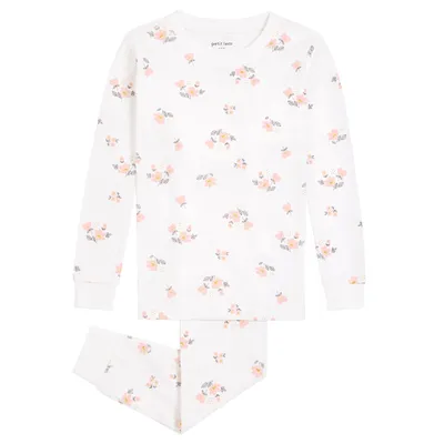 Off-White "Blossom" 2PC.  Pajamas