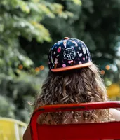 Poolside Snapback Black