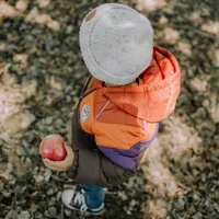 COLOR BLOCK PUFFER COAT, BABY UNISEX