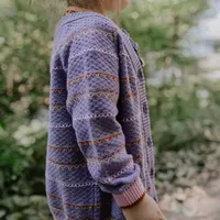 CARDIGAN STYLE KNIT VEST, BABY