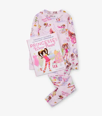 Princesses Wear Pants Book and Pajama Set