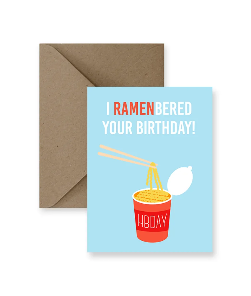 I Ramenbered Your Birthday