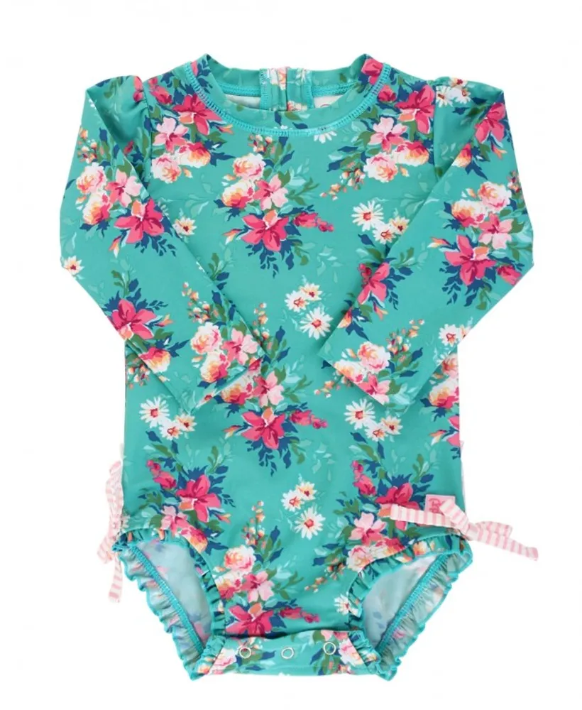 Fancy Me Floral One Piece Rash Guard