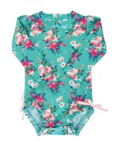 Fancy Me Floral One Piece Rash Guard