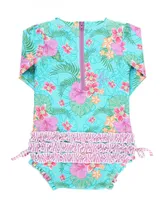 Orchid Oasis One Piece Rash Guard