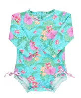 Orchid Oasis One Piece Rash Guard