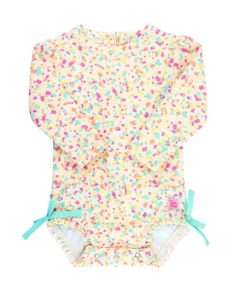 Confetti Beach One Piece Rash Guard