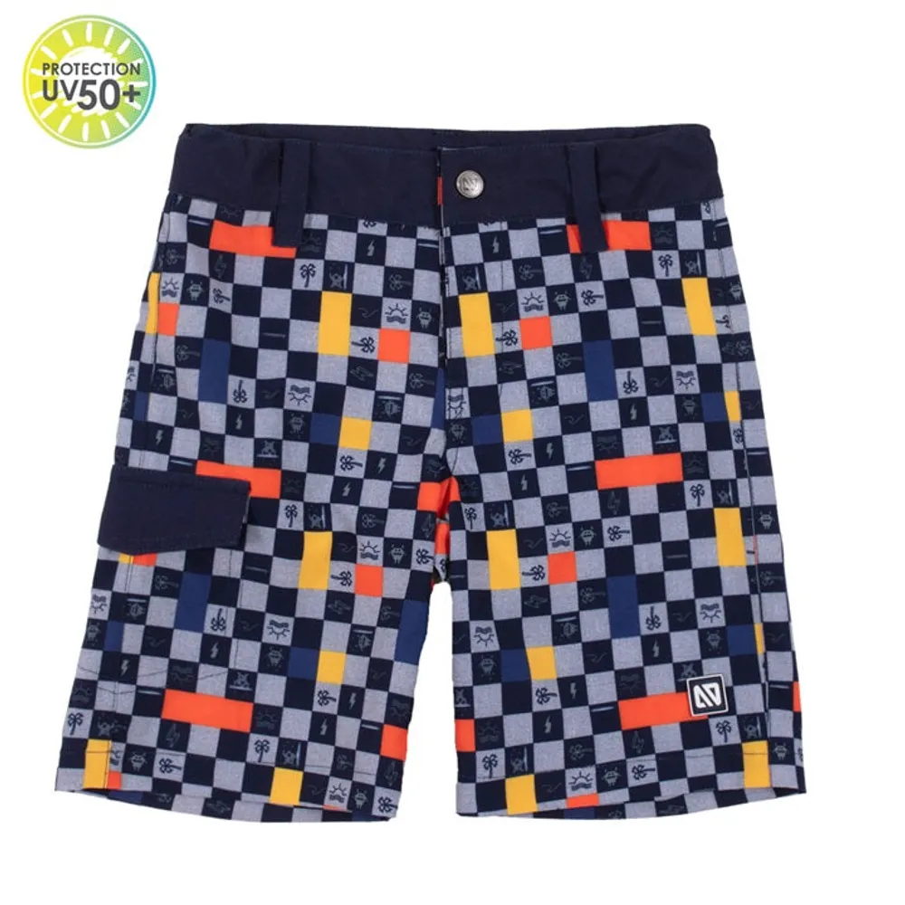 Checks Printed Boardshorts