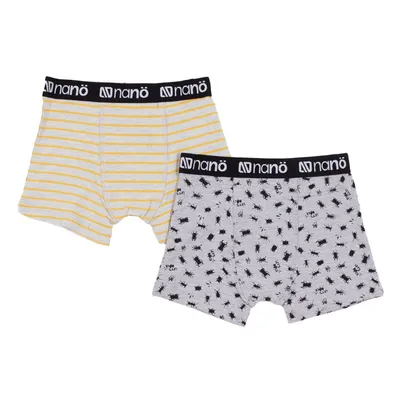 BOXERS, PACK OF 2 - GREY