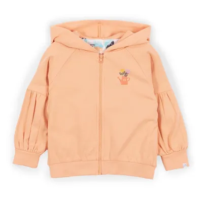 REVERSIBLE ZIP HOODIE - CORAL