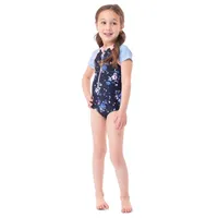 ONE-PIECE RASHGUARD SWIMSUIT - NAVY