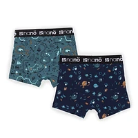 BOXERS, 2-PACK - NAVY