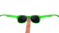 SLIMER BRIGHT GREEN SUNGLASSES