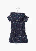 Short Sleeve Dress Smile Print, Child