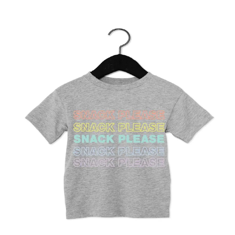 THE SNACK PLEASE RAINBOW TEE