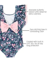 Moonlit Meadow Butterfly Sleeve One Piece