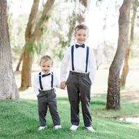 Navy Blue Suspenders