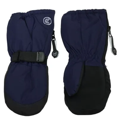 Long Cuff Mitten - Navy