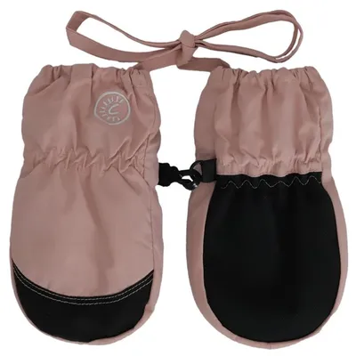 Waterproof Corded Baby Mitt - Rose