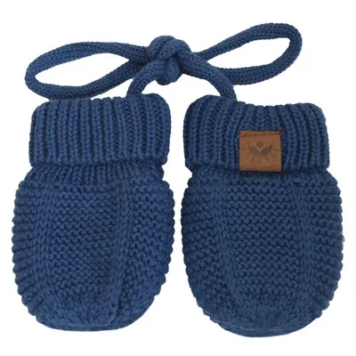 Cotton Knit Baby Mittens