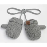 Cotton Knit Baby Mittens (Multiple Colors)