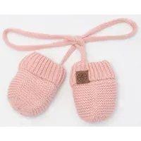 Cotton Knit Baby Mittens (Multiple Colors)