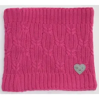 Girls Knit Teddy Lined Neck Warmer