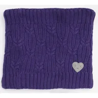 Girls Knit Teddy Lined Neck Warmer