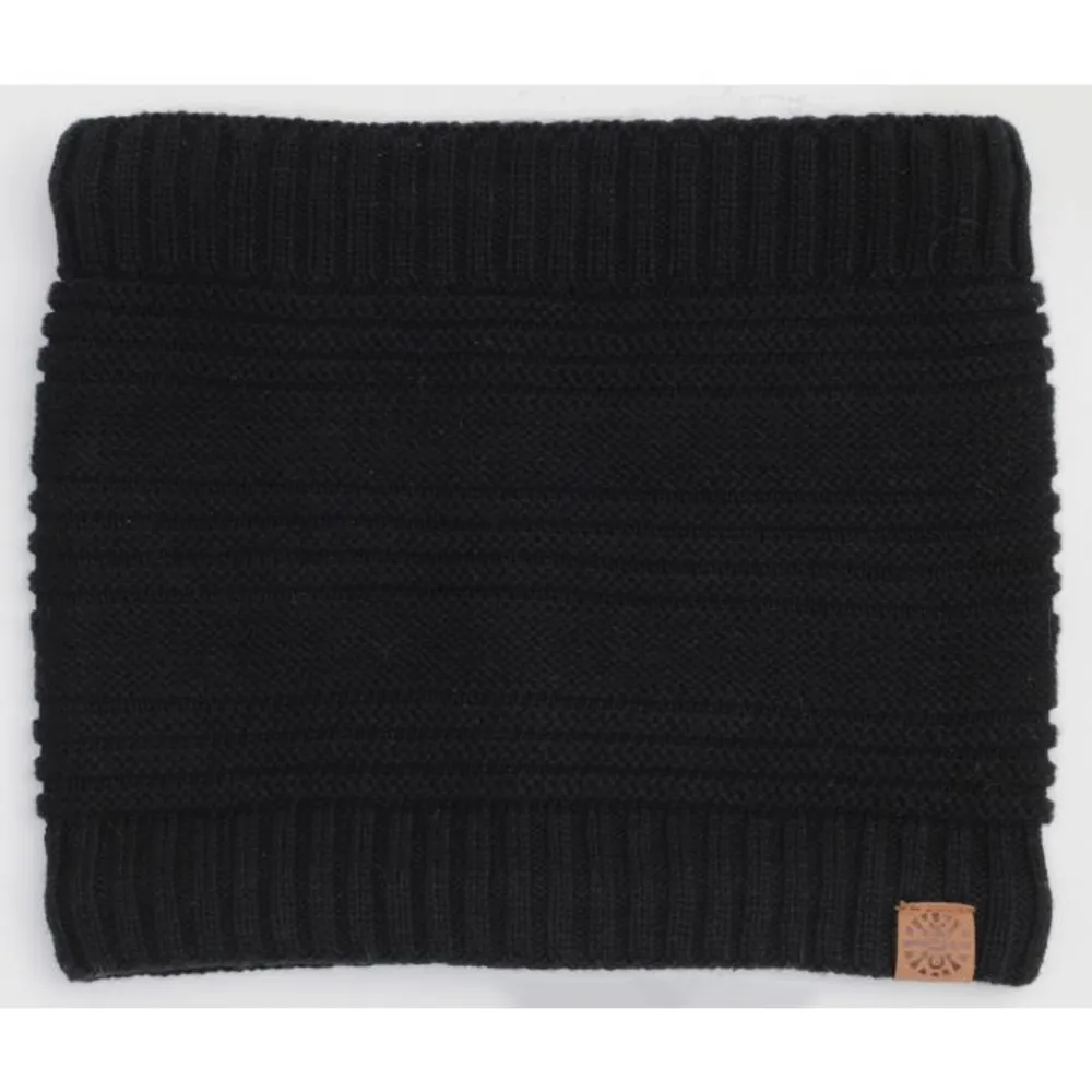 Unisex Knit Teddy Lined Neck Warmer (Multiple Colors)