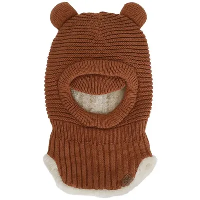 COTTON KNIT BEAR BALACLAVA (Multiple Colors)