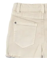 White flat shorts One day NYC