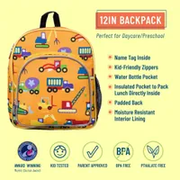 Under Construction 12 Inch Backpack